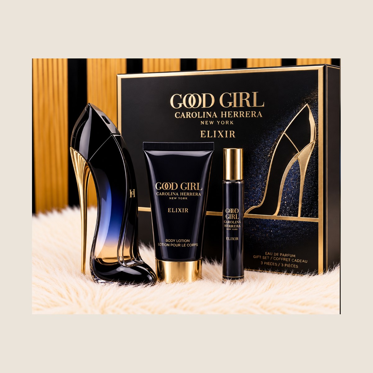 Carolina Herrera Good Girl Elixer- 3 piezas – Set de regalo